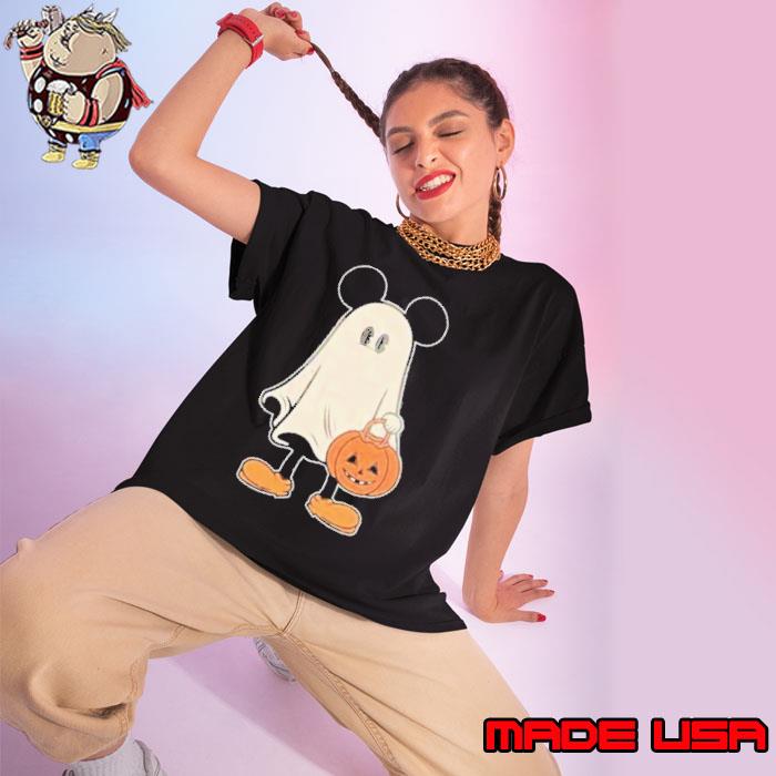 Mickey Ghost Halloween Comfort Color Shirt