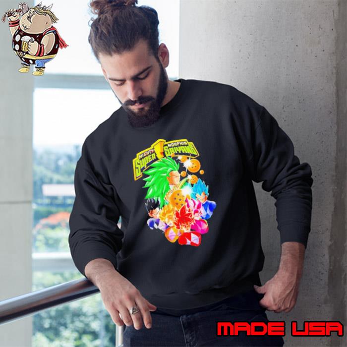 Mighty morphin super saiyans songoku shirt