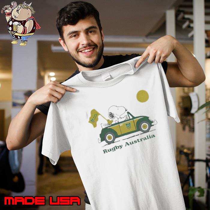 Peanuts Snoopy And Woodstock Rugby Australia On Car 2023 s Unisex