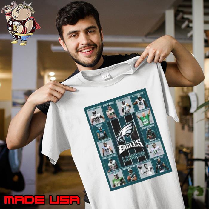 Philadelphia Eagles Legends Players Signatures 2023 T-shirt