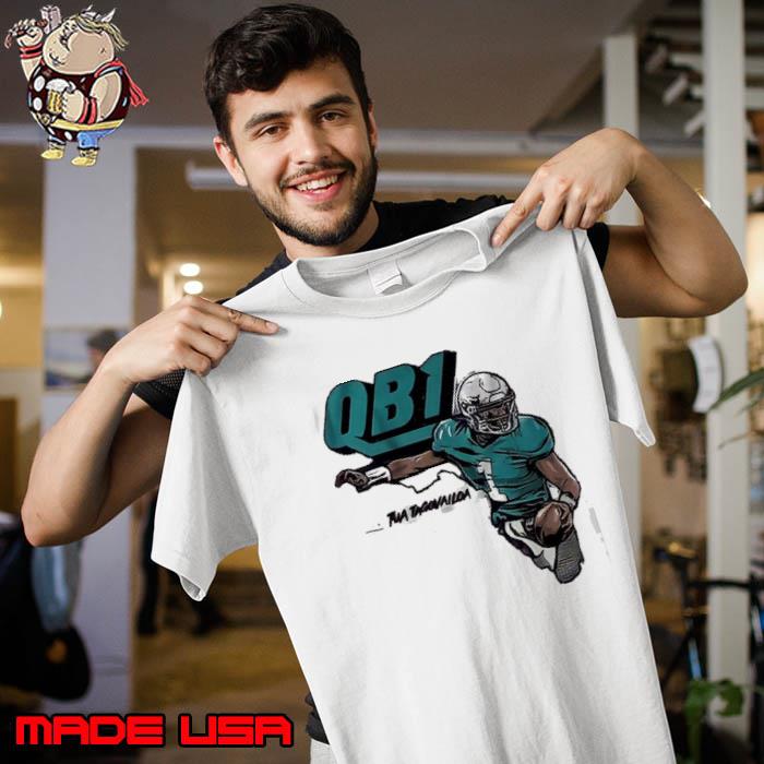 QB1 Tua Tagovailoa Miami Dolphins Shirt, hoodie, sweater, long