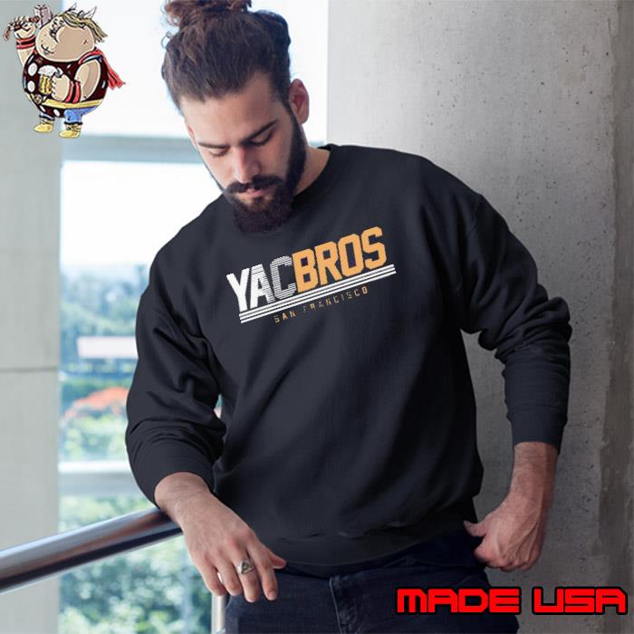 San Francisco 49ers YAC Bros shirt, hoodie, sweater, long sleeve and tank  top