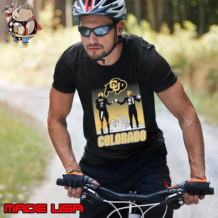 Shedeur Sanders and Shilo Sanders Colorado Buffaloes City Skyline Shirt Unisex
