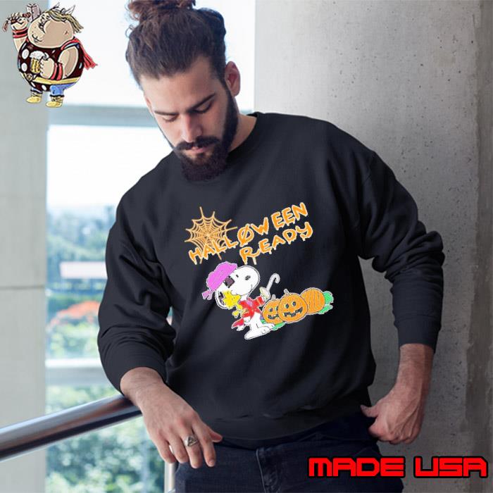 Snoopy and Woodstock halloween ready shirt