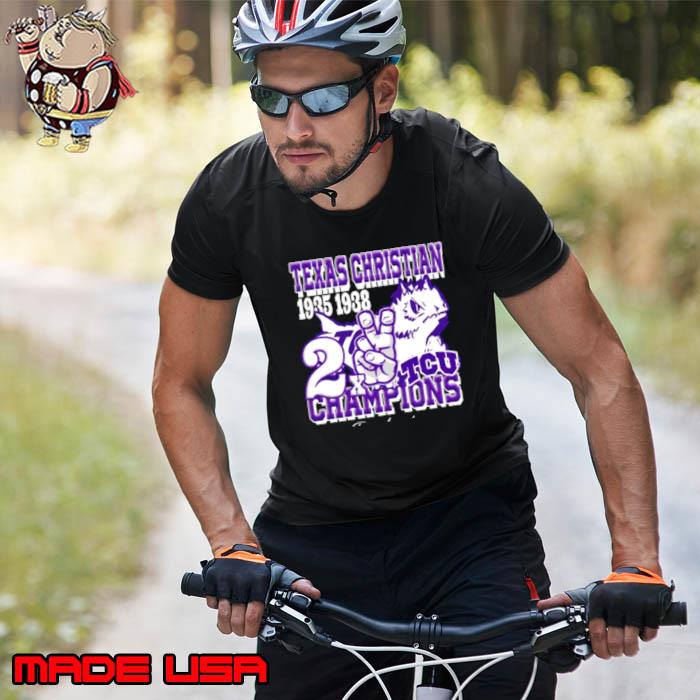 Texas Christian 1935 1938 2x Tcu Champions Graphic s Unisex