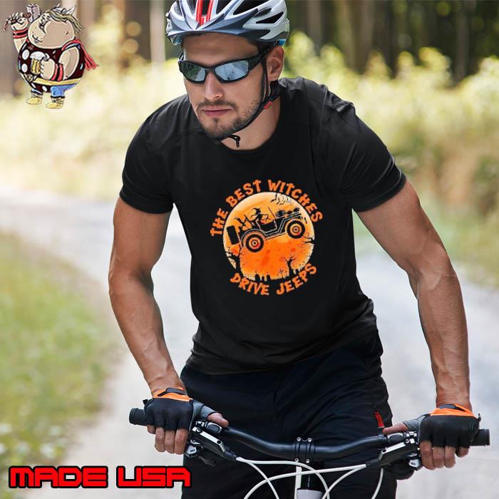 The best witches drive jeeps blood moon halloween s Unisex