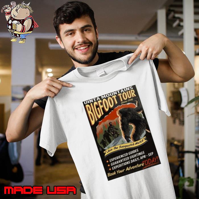 Uninta mountains bigfoot tour experienced guides book your adventure today T-Shirt Unisex