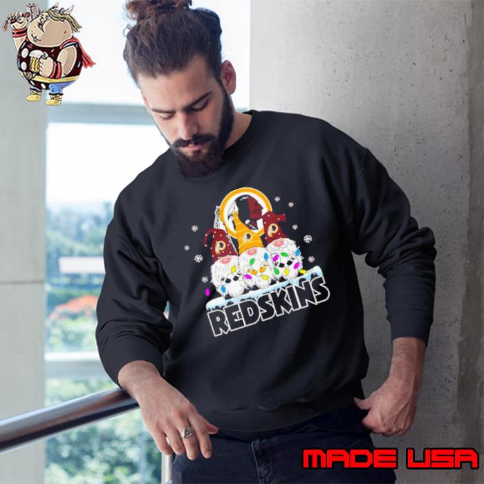 Washington Redskins Football Gnomes Christmas 2023 Shirt