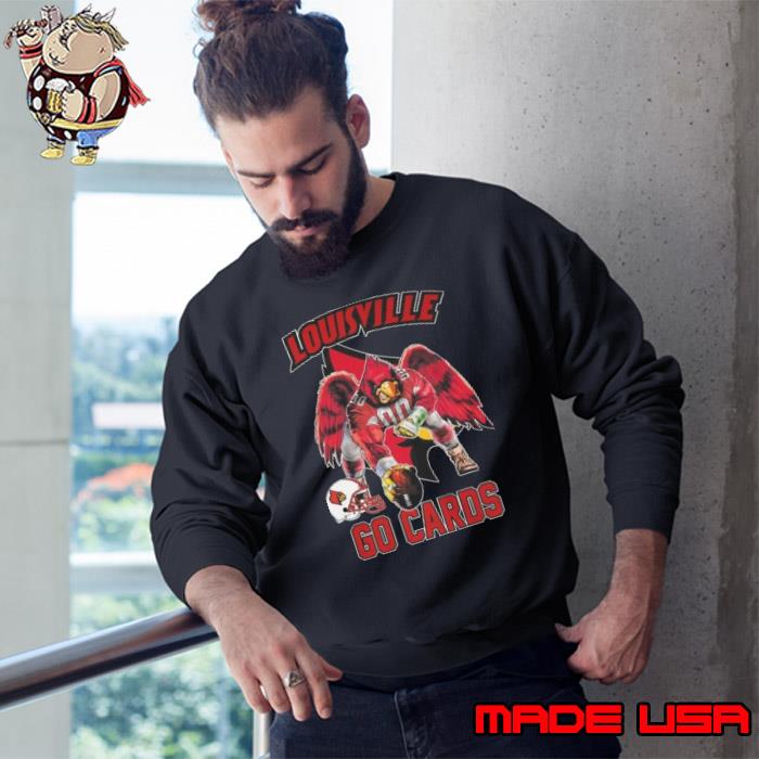 Louisville Cardinals Mascot Go Cards Shirt, hoodie, sweater, long sleeve  and tank top