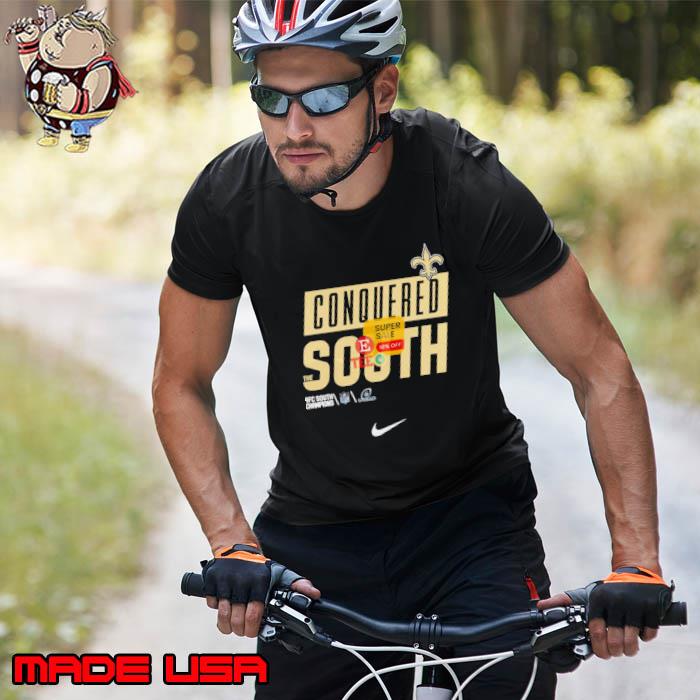 New Orleans Saints Conquered The South Nfl 2023 Playoff Shirt - Peanutstee