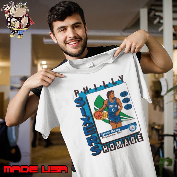 Official philadelphia 76ers Trading Card Tyrese Maxey T-Shirts, hoodie,  sweater, long sleeve and tank top