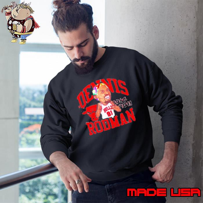 91 Dennis Rodman Chicago Bulls 1986 2011 Shirt Sweatshirt