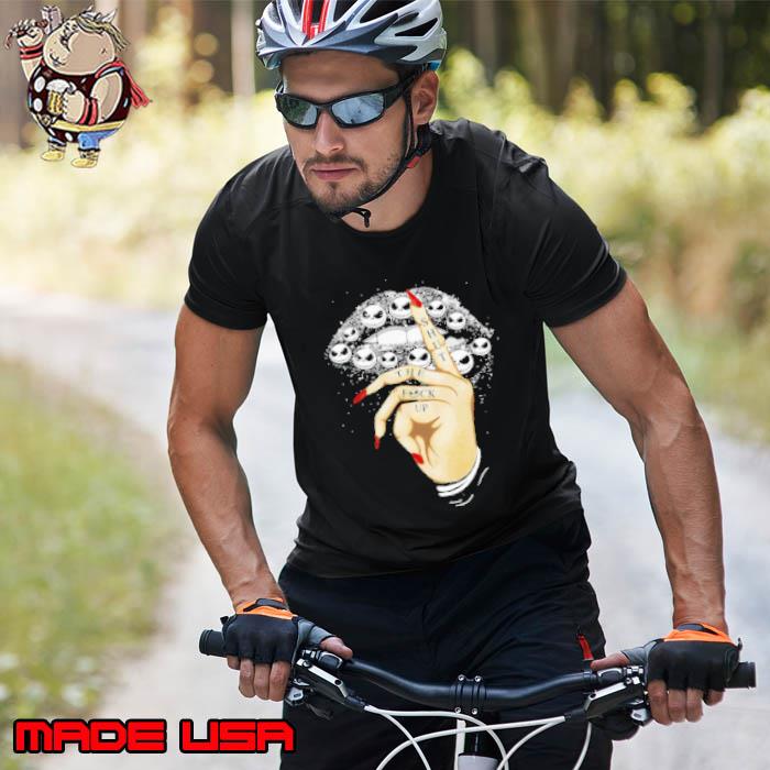 Ack Skellington Face Slip Shut The Fuck Up Shirt Unisex