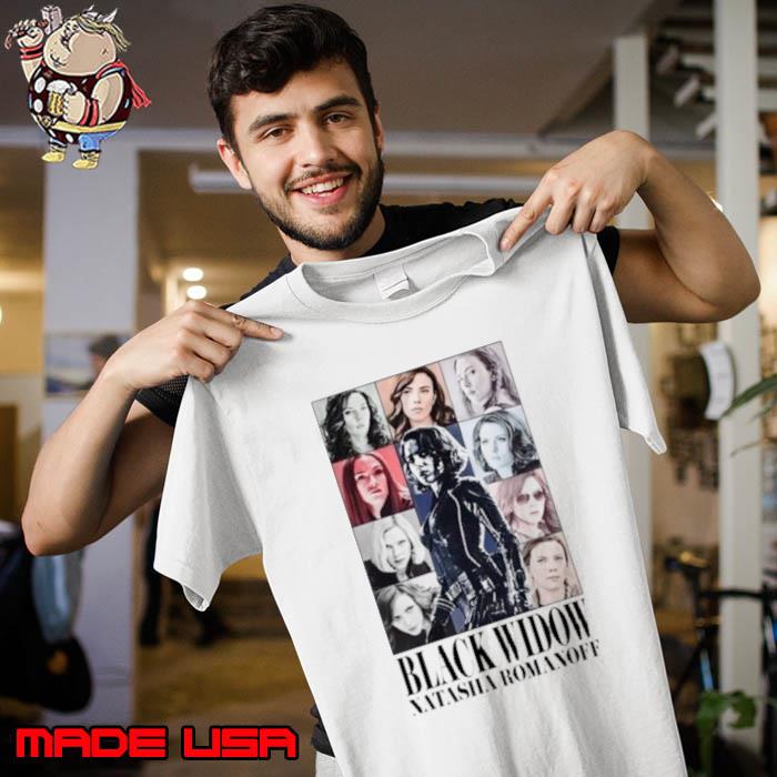 Black Widow Natasha Romanoff The Eras Tour Shirt Unisex