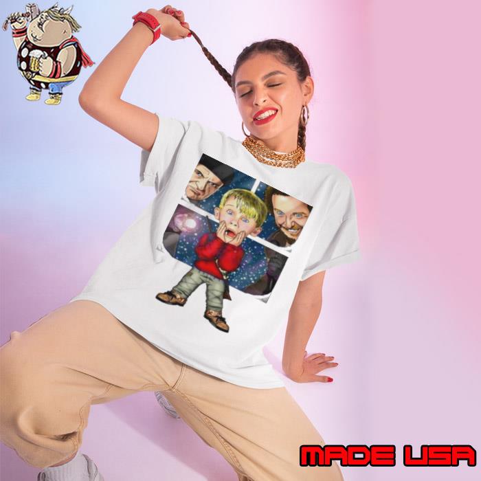 Classic Home Alone Kevin Mccallister And Wet Bandits s Ladies tee