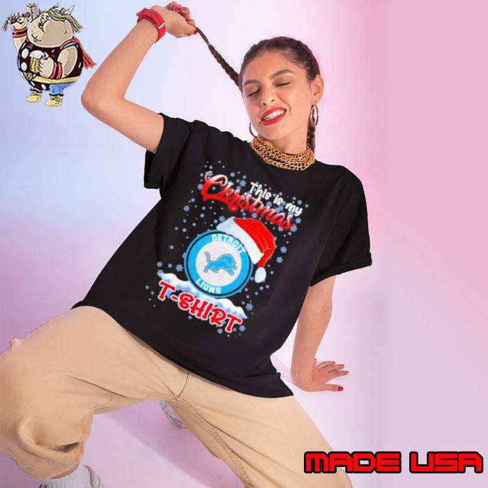 Detroit Lions This Is My Christmas 2023 s Ladies tee