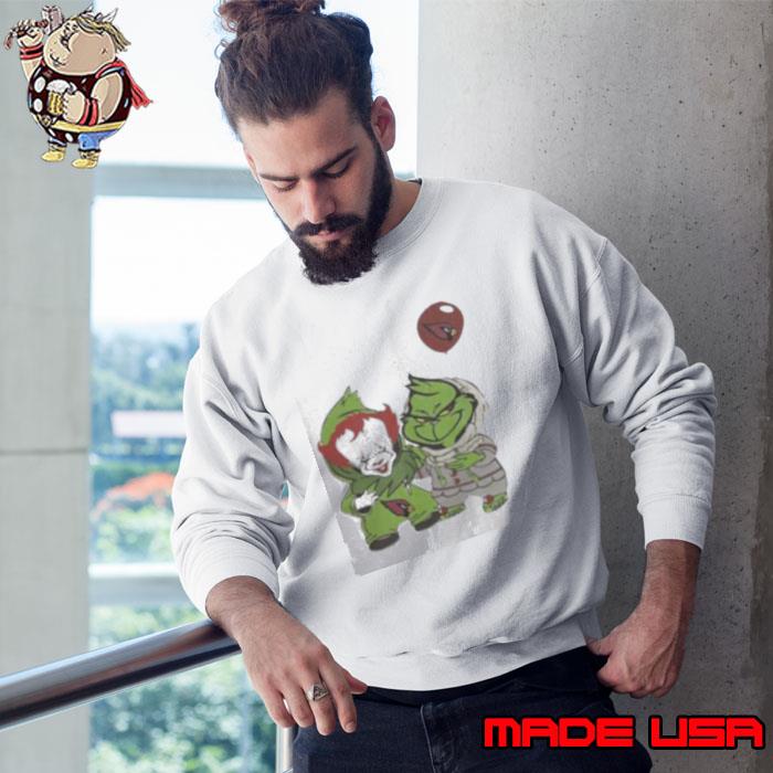 Georgie And Grinch Arizona Cardinals Shirt Sweatshirt