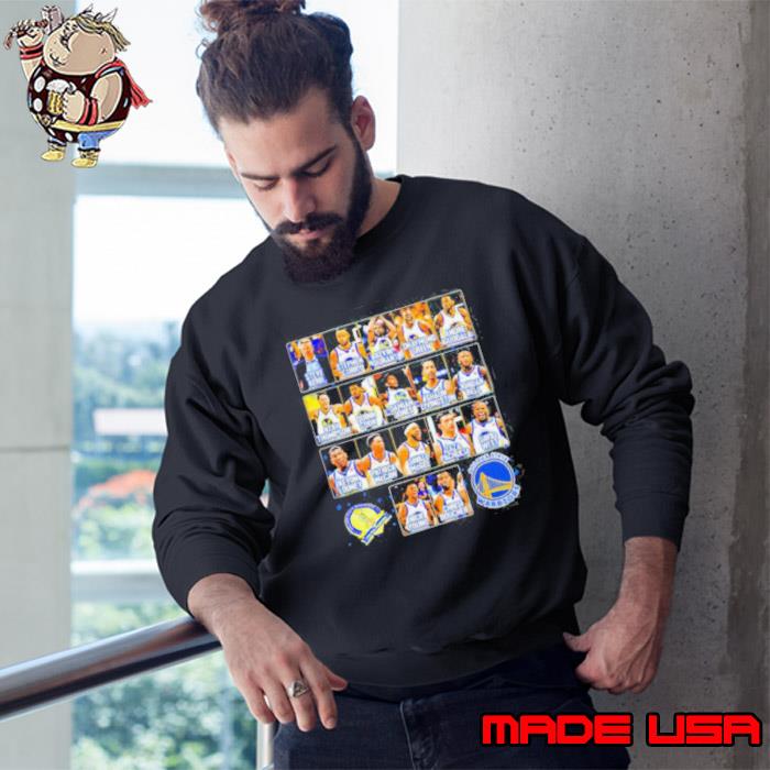 Golden State Warriors all players 2017 2018 NBA Champions graphic s Sweatshirt