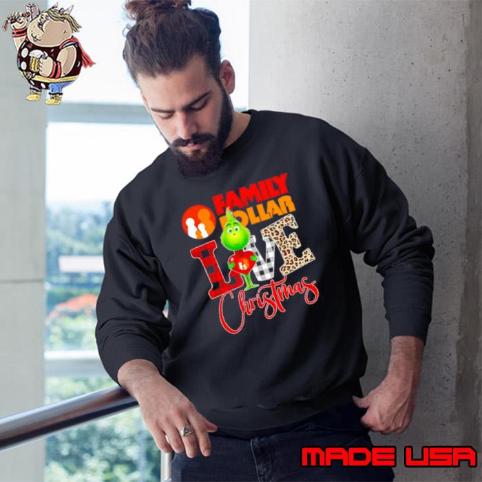 Grinch Love Domino’s Christmas Shirt
