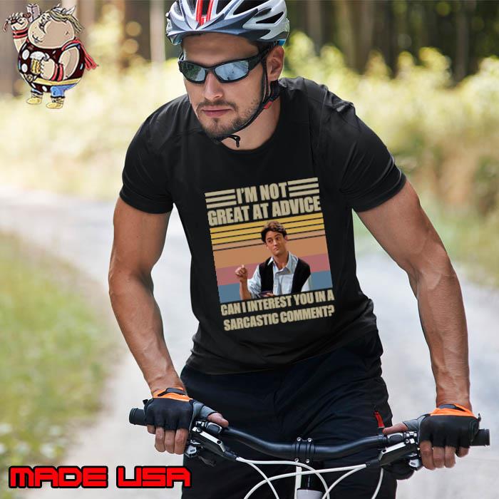 I'm Not Great At The Advice Matthew Perry Vintage Chandler Bing Friends Tv Show T-Shirt Unisex