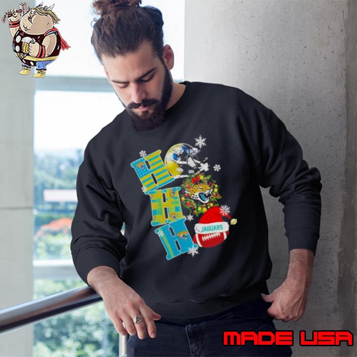 Jacksonville Jaguars Nfl Ho Ho Ho Christmas Shirt