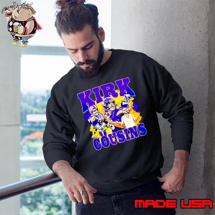 Kirk Cousins Vikings football shirt