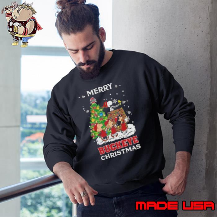 Ncaa Ohio State Buckeyes Snoopy Family Christmas Shirt