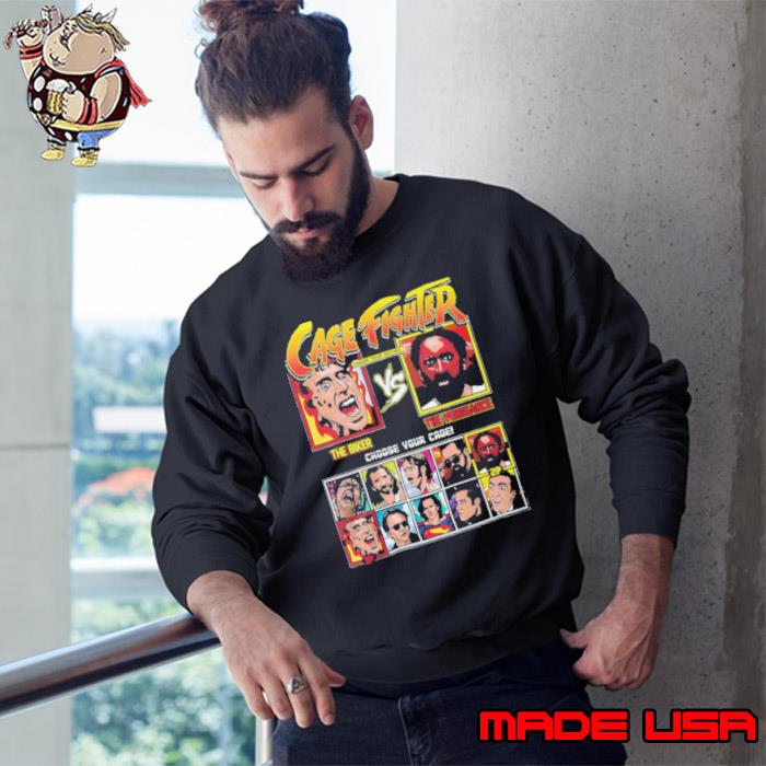Nicolas Cage Fighter Shirt Sweatshirt
