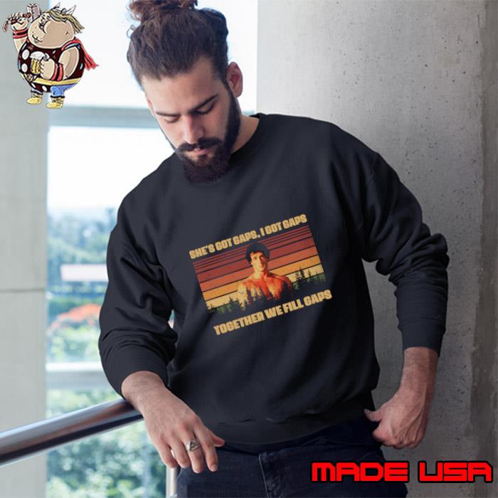 She's Got Gaps Got Gaps Vintage Eye of the Tiger Rockys Motivation T-Shirt Sweatshirt
