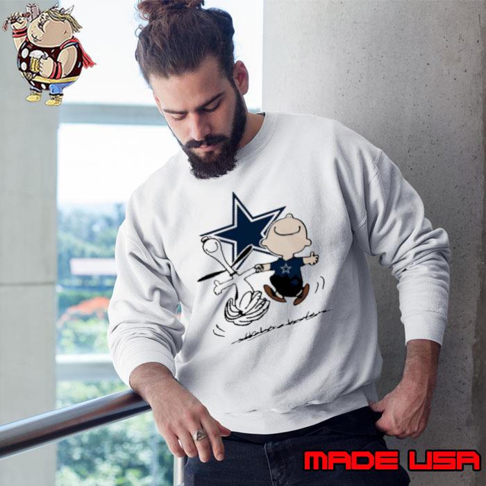Snoopy And Charlie Brown Dallas Cowboys Football Shirt Sweatshirt