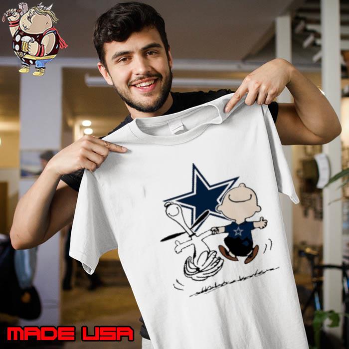 Snoopy And Charlie Brown Dallas Cowboys Football Shirt Unisex