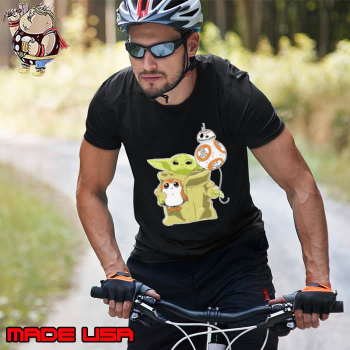 Star Wars Baby Yoda Bb8 And Wampa Shirt Unisex