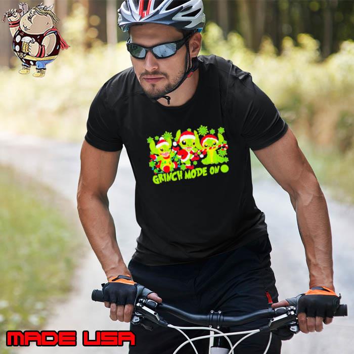 Stitch parody Grinch mode on funny Christmas s Unisex