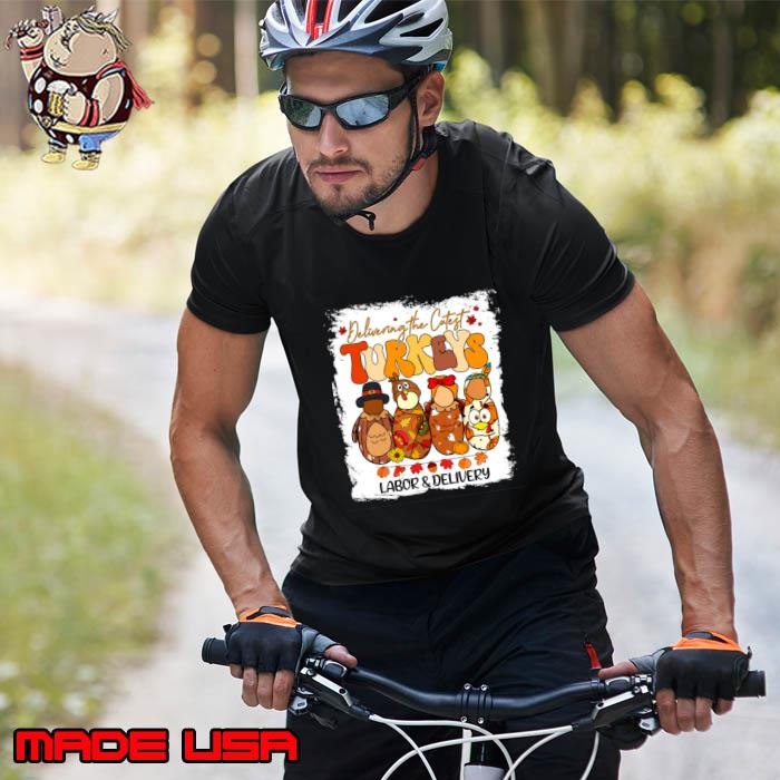 Thanksgiving Delivering The Cutest Turkeys Labor & Delivery T-Shirt Unisex