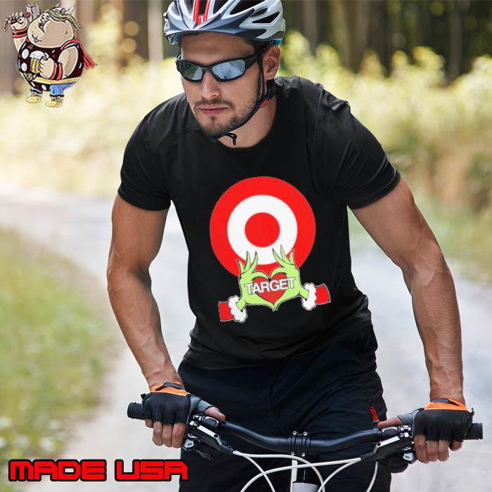 The Grinch Hand Love Target Logo Shirt Unisex