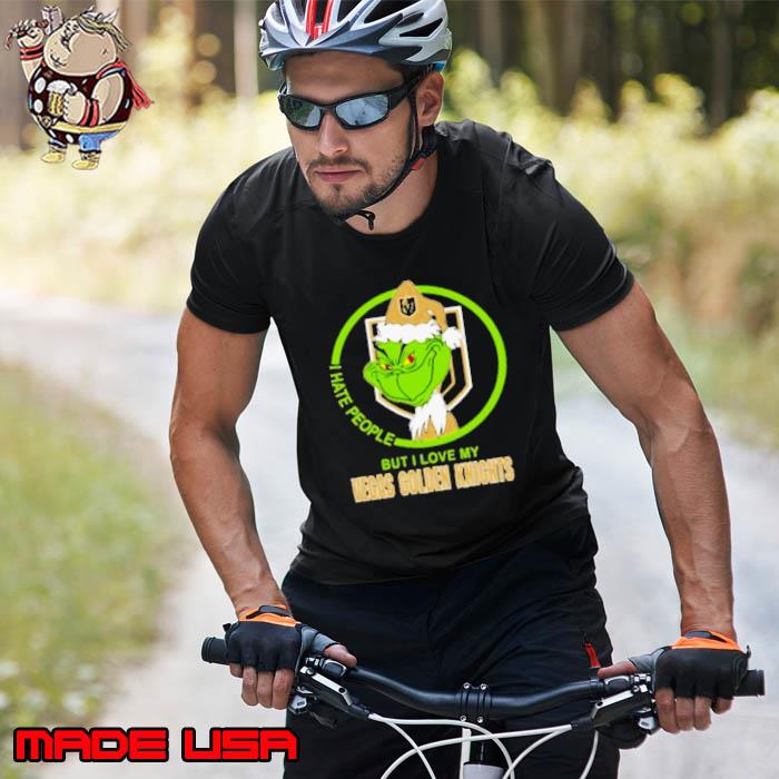 The Grinch I Hate People But I Love My Vegas Golden Knights Christmas s Unisex