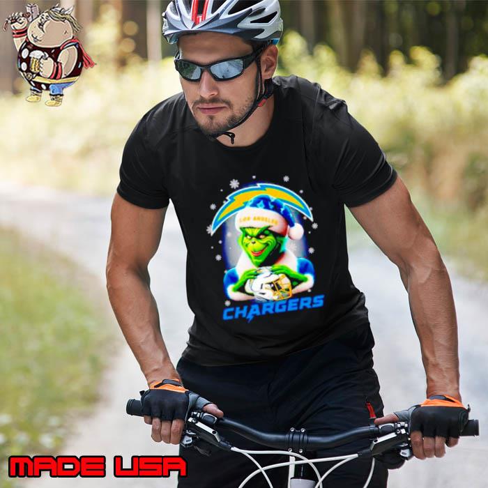 The Grinch Santa love Los Angeles Chargers Christmas s Unisex