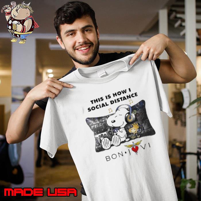This Is How I Social Distance Bon Jovi Shirt Unisex