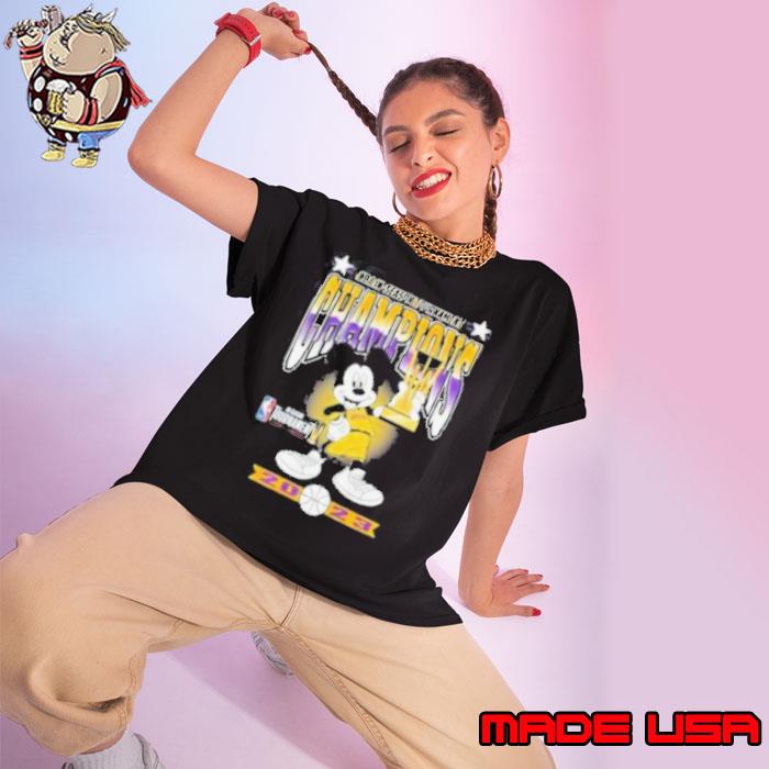 Lakers mickey best sale mouse shirt