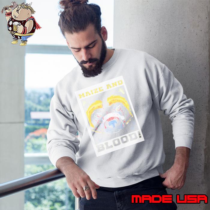 Michigan Wolberines Maize and blood s Sweatshirt