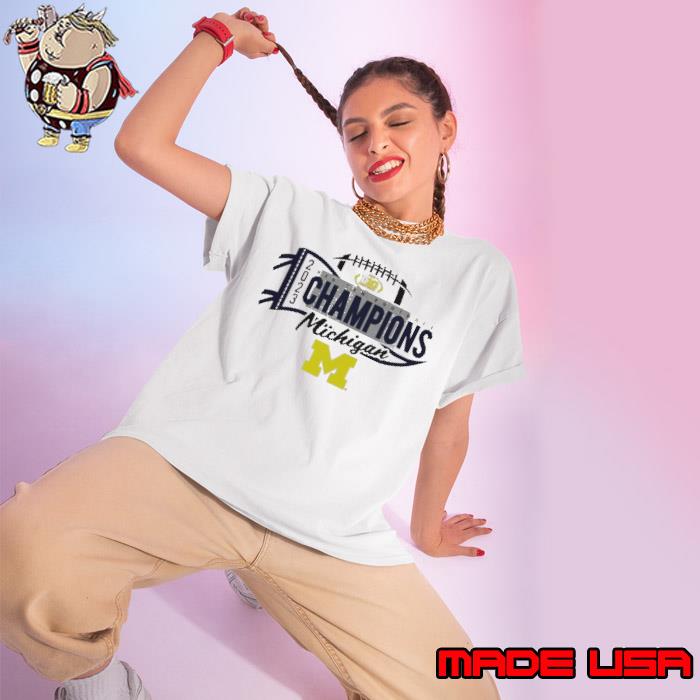 Michigan Wolverines 2023 Big Ten Football Conference Champions Tri-Blend shirt
