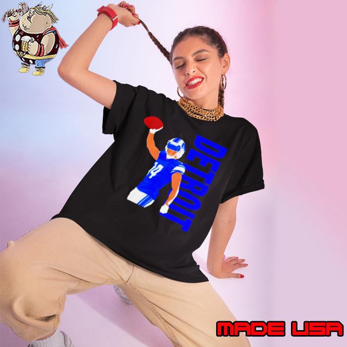 Amon-Ra St. Brown Lions Player football s Ladies tee