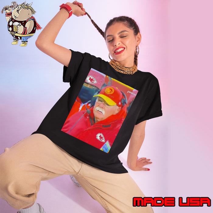 Andy Reid’s Frozen Stache s Ladies tee