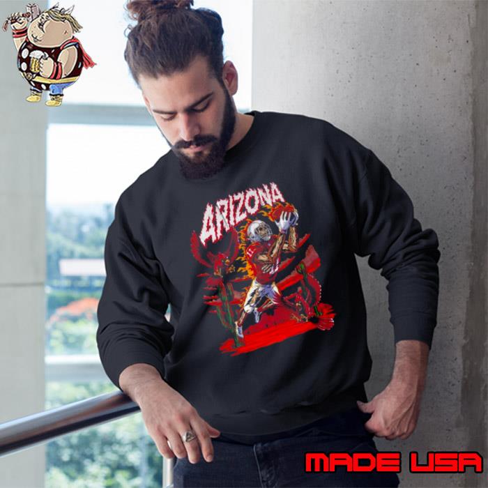 Awesome arizona Cardinals Skeleton Football 2024 Shirt