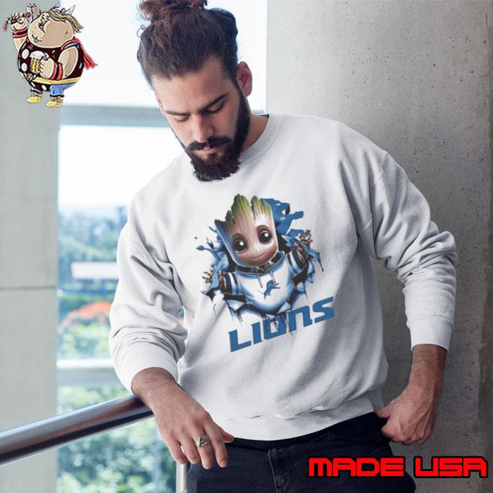Baby Groot Blood Inside Me Detroit Lions 2024 shirt