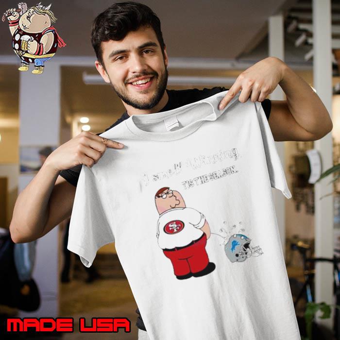 Despise 49ers Pee On The Helmet I Smell Winning Detroit Lions s Unisex