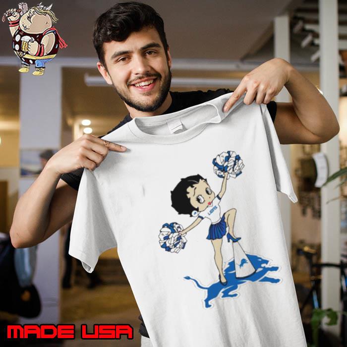Detroit Lions Fangirl Cheer Betty Boop shirt