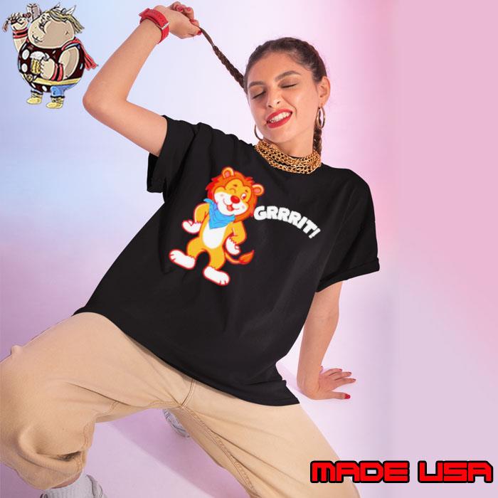Detroit Lions Grit Mascot Cartoon shirt