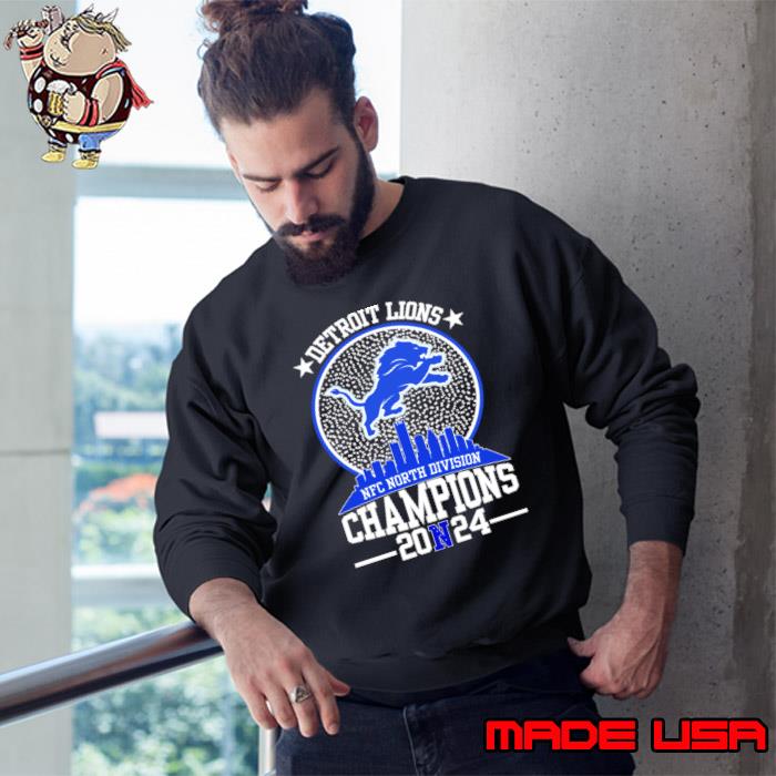Detroit Lions NFC North Champion 2024 Football TShirt, hoodie, sweater