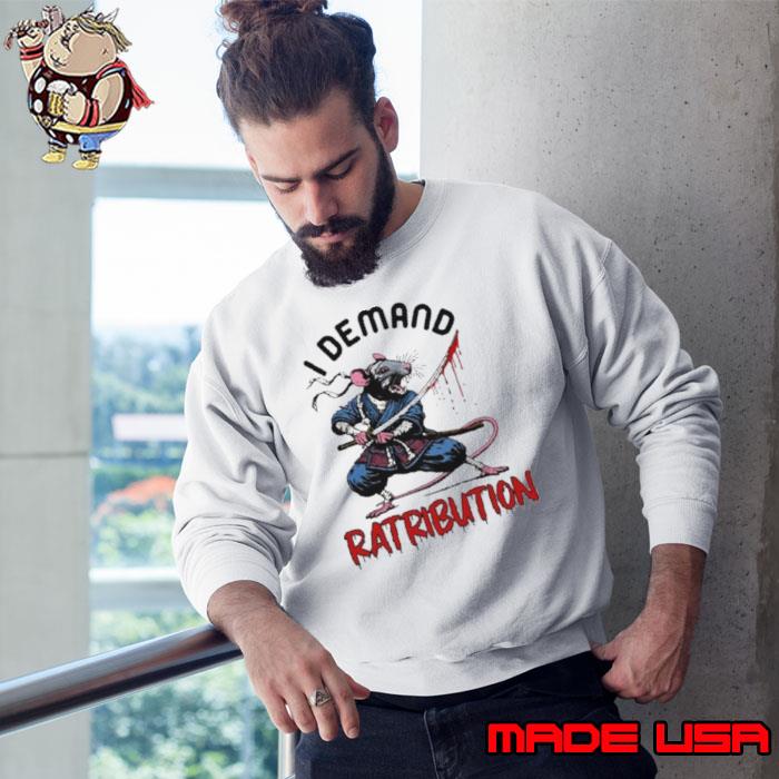 I Demand Ratribution Mouse Mage White s Sweatshirt